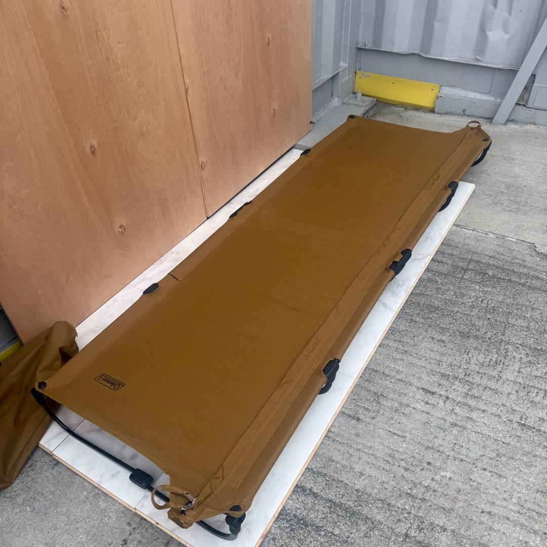 Coleman コンパクトローコット 車中泊 キャンプ 折りたたみベッド収納袋付