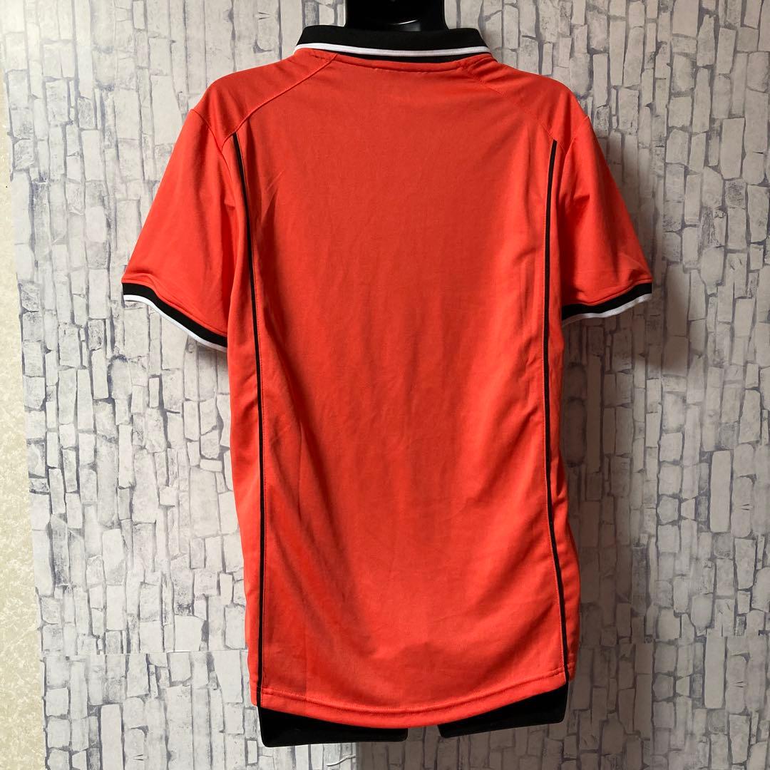 NIKE オランダ代表 ユニフォーム 98年フランスW杯　オレンジ　黒　襟付き