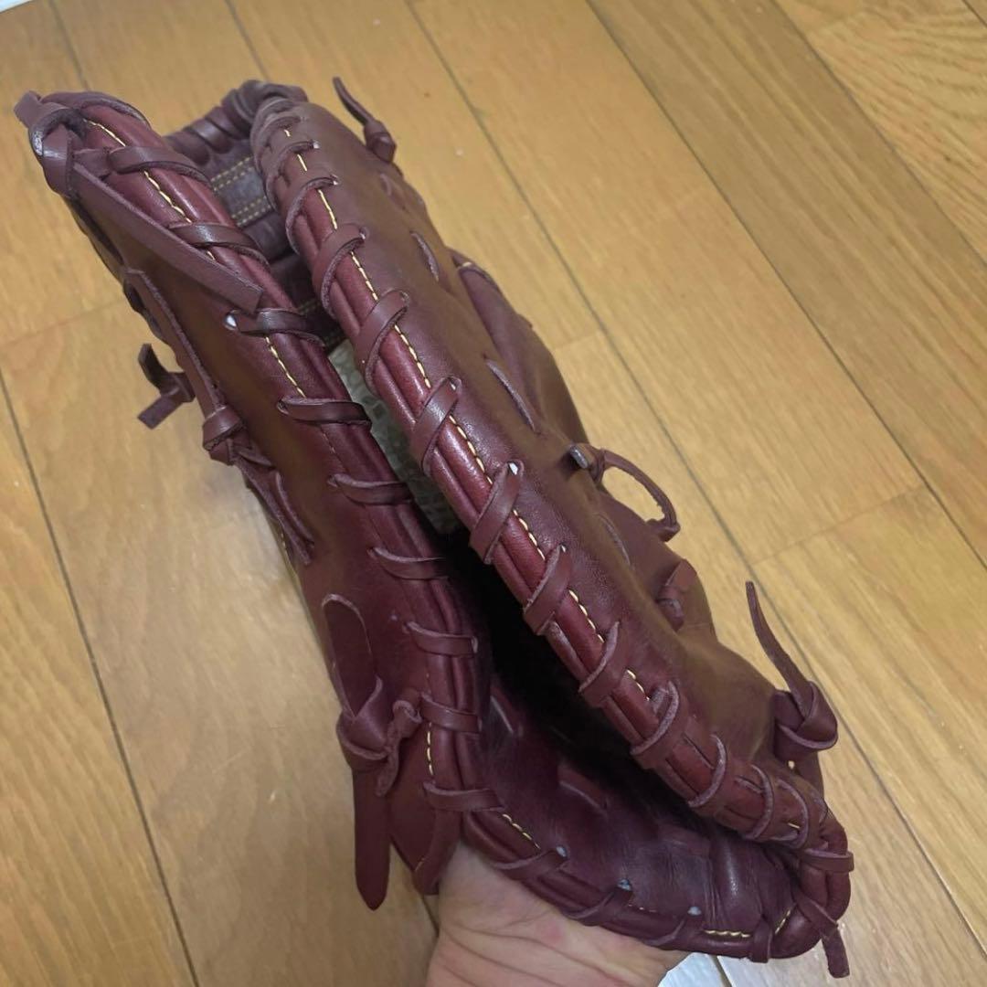 ZETTゼット 軟式 ファーストミット ソフトステア ボルドーブラウン