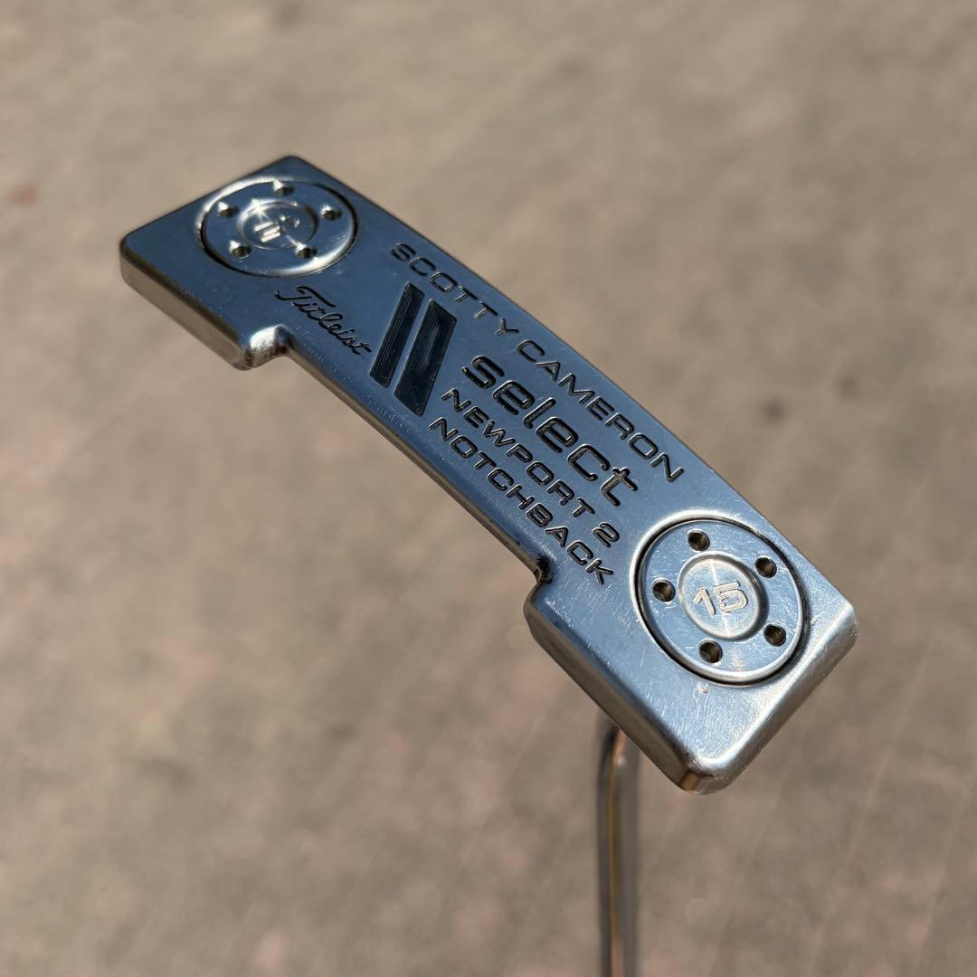 セレクト ニューポート2 ノッチバック スムースフェース 美品 新品グリップ装着