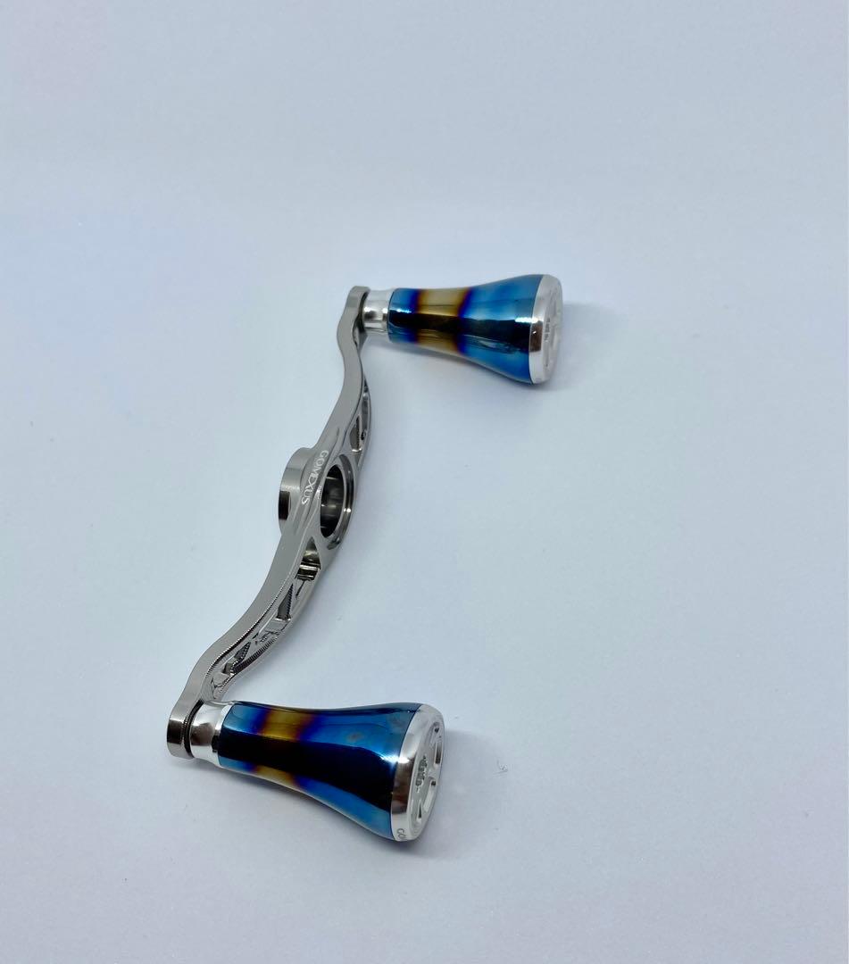 ゴメクサス/7×4 /シマノ/GALAXYシルバー/ハンドル/90㎜