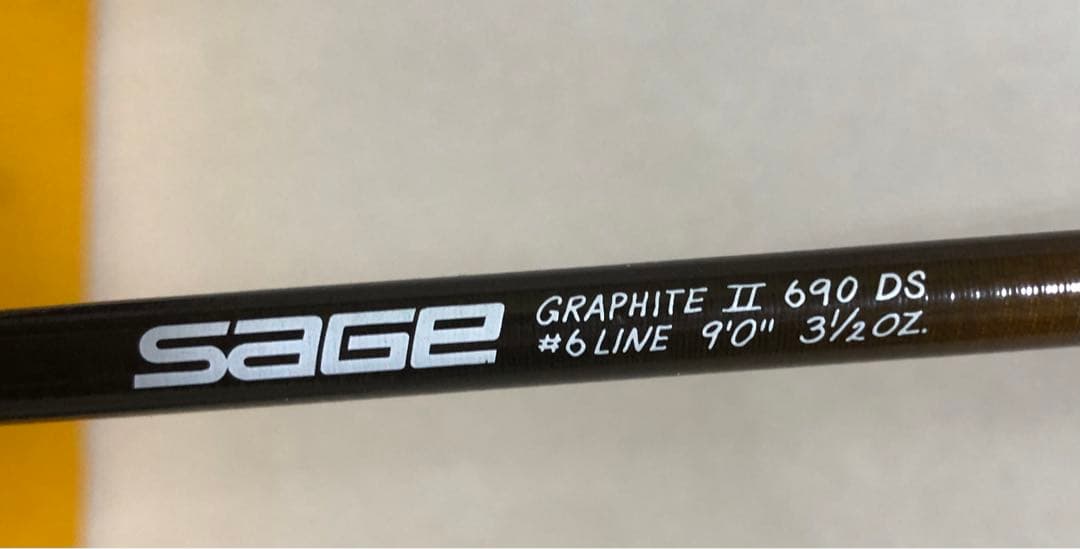 SAGE GRAPHITE II 690 DS フライロッド #6ライン