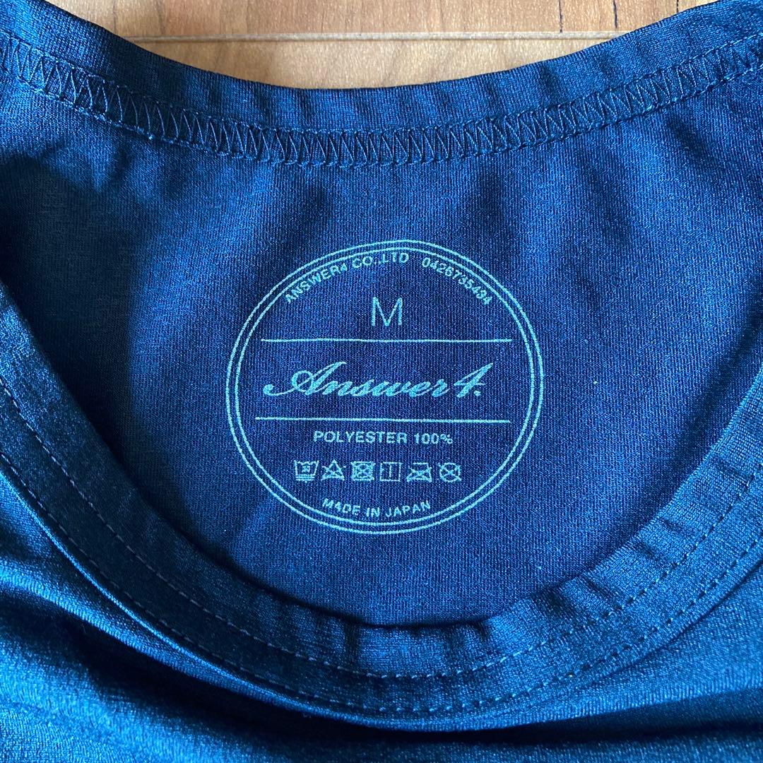 【超人気】Answer4 M 黒 Tシャツ トレラン アンサー4 100マイル