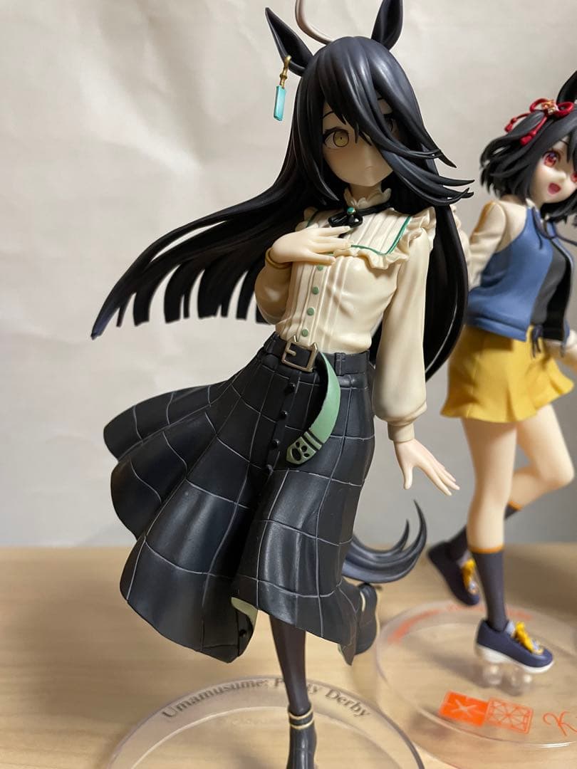 ウマ娘　フィギュアセット　ミホノ、マックイーン、カフェ、キタサン