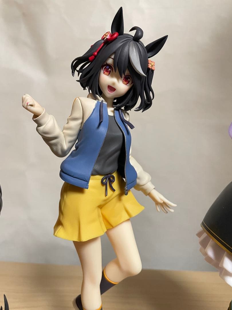 ウマ娘　フィギュアセット　ミホノ、マックイーン、カフェ、キタサン