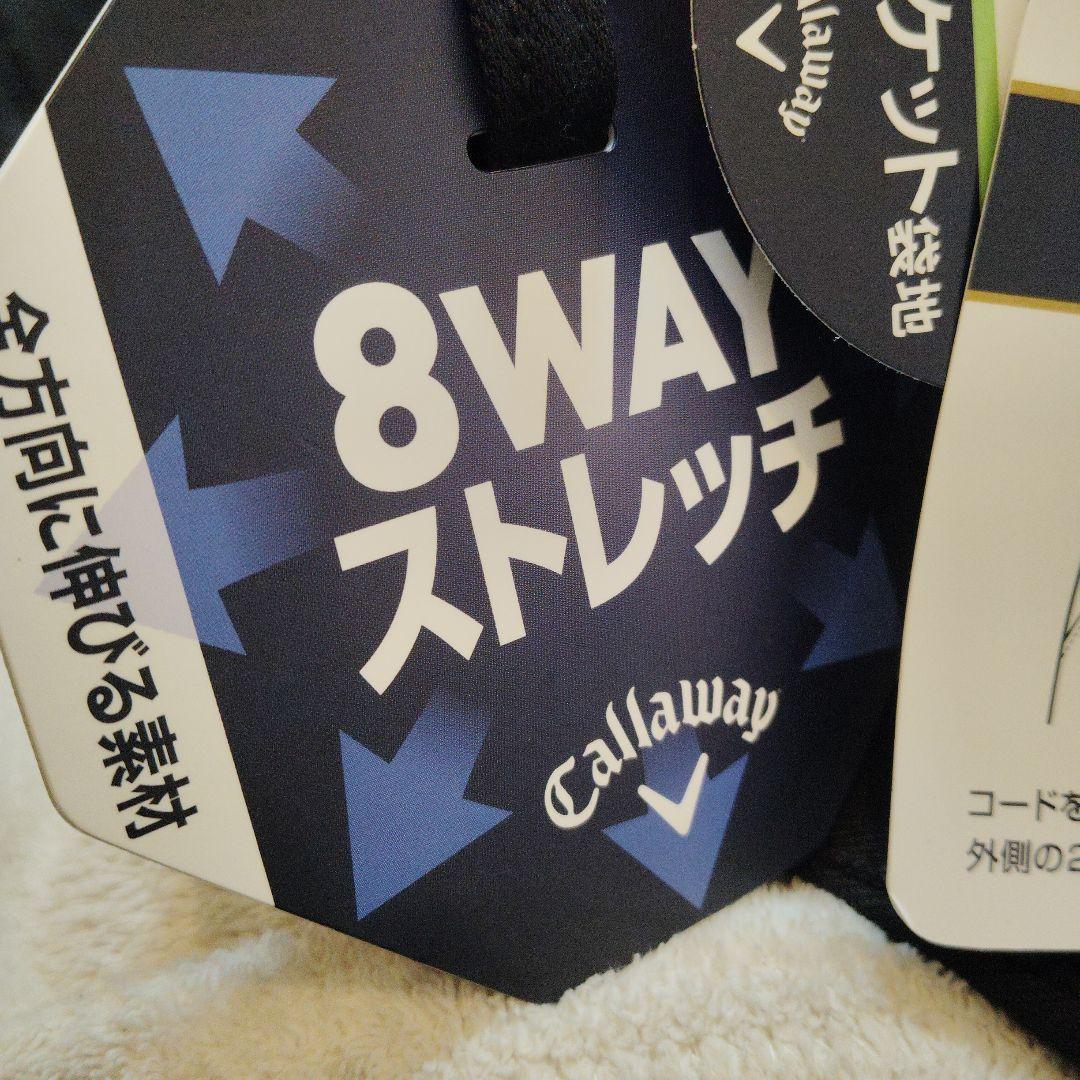 新品　Callaway　キャロウェイ　　8wayストレッチパンツ　撥水　黒　M