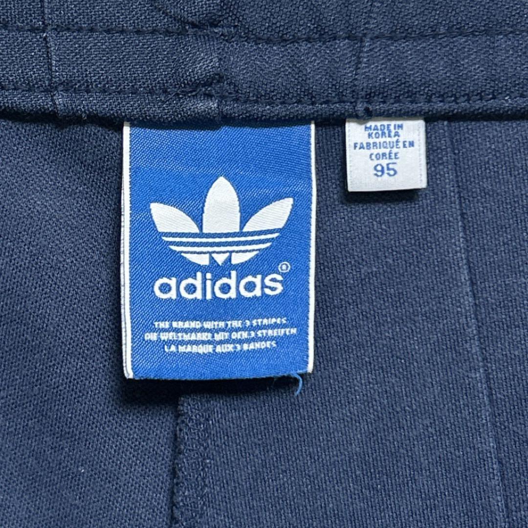セール《人気》adidas originals☆ジャージパンツ 刺繡ロゴ M 紺