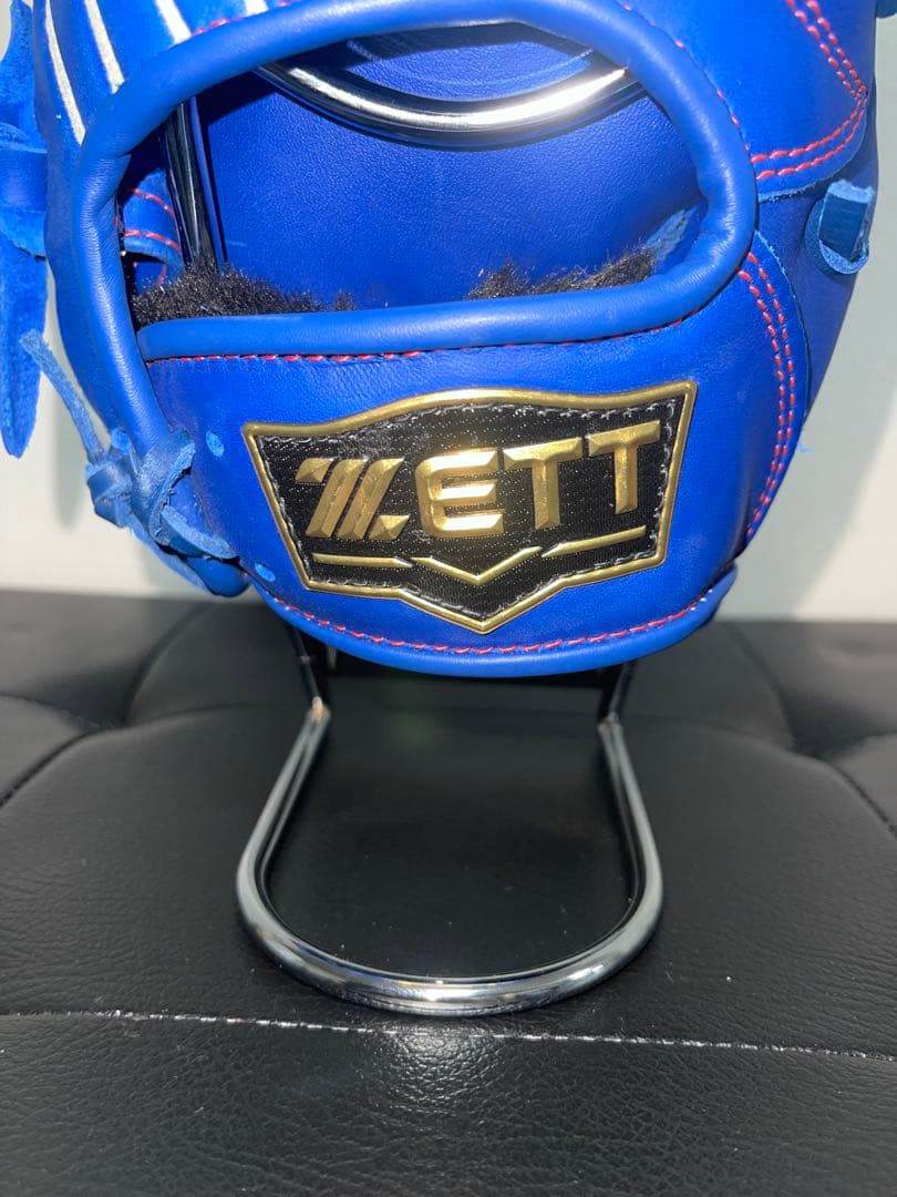 ZETT ゼット　少年軟式グラブ　内野用　青