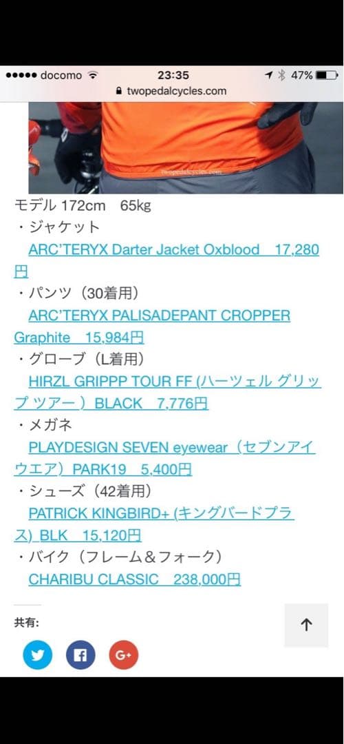 松*様 ARC'TERYX アークテリクス　darter jacket