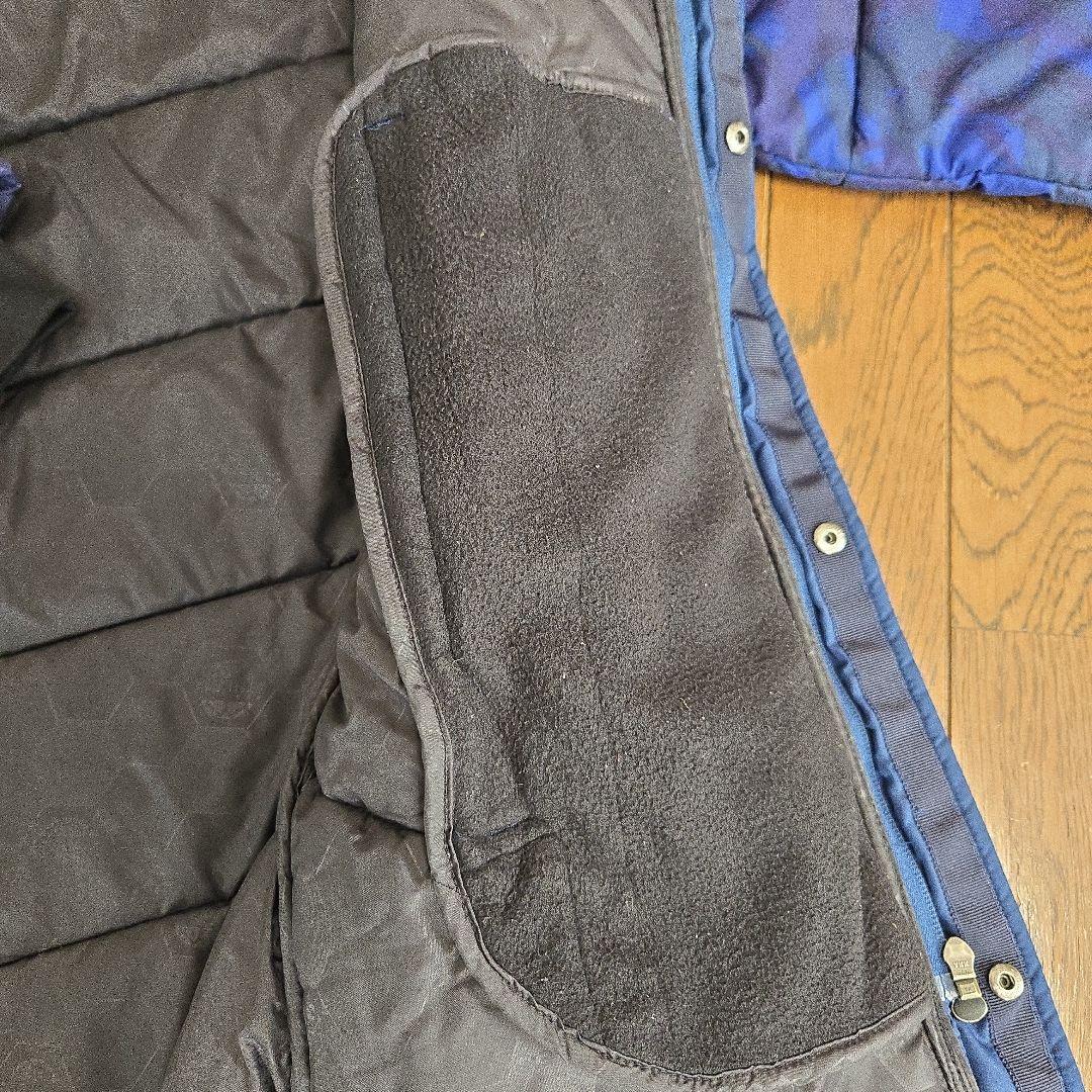 140 ATHLETA フード付きベンチコート ネイビーブルー