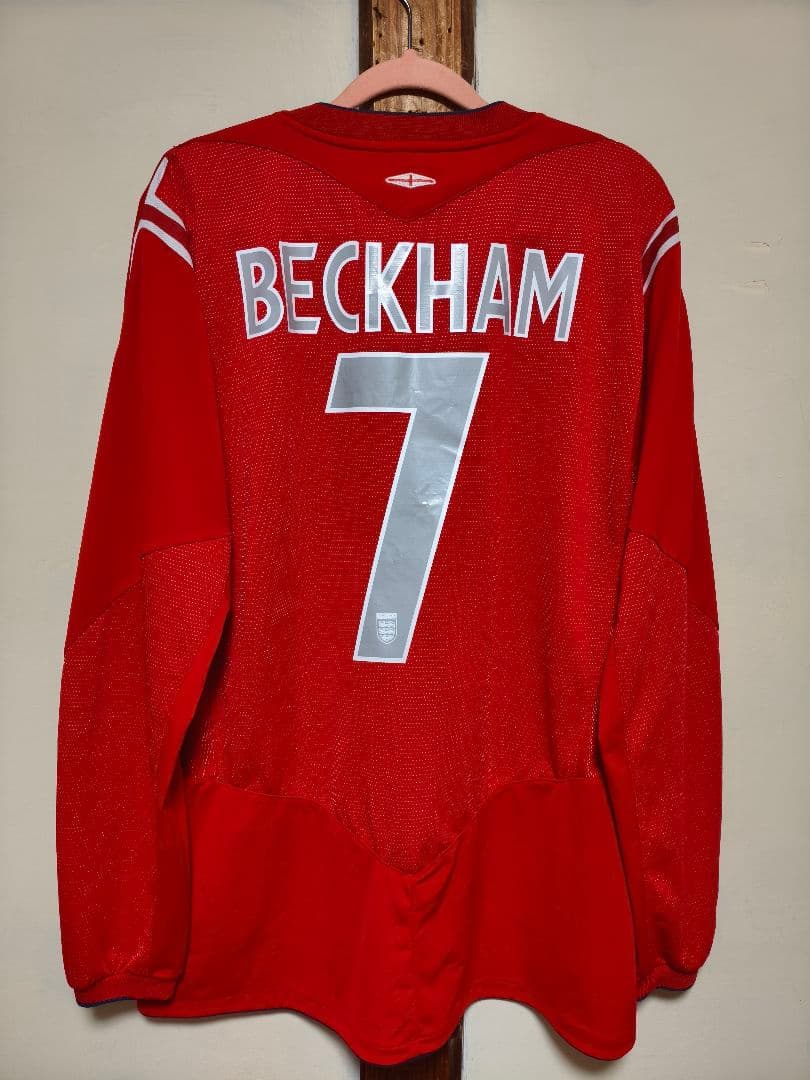 ウェア Beckham 7 England  2004/05 Longsleve