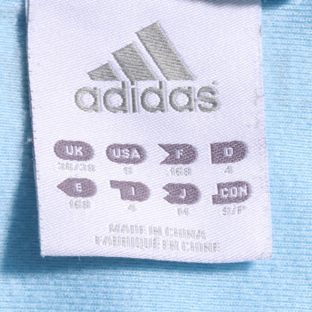 adidas　アディダス　ジャージ　3ライン　ポケット付き　ハイネック　刺繡