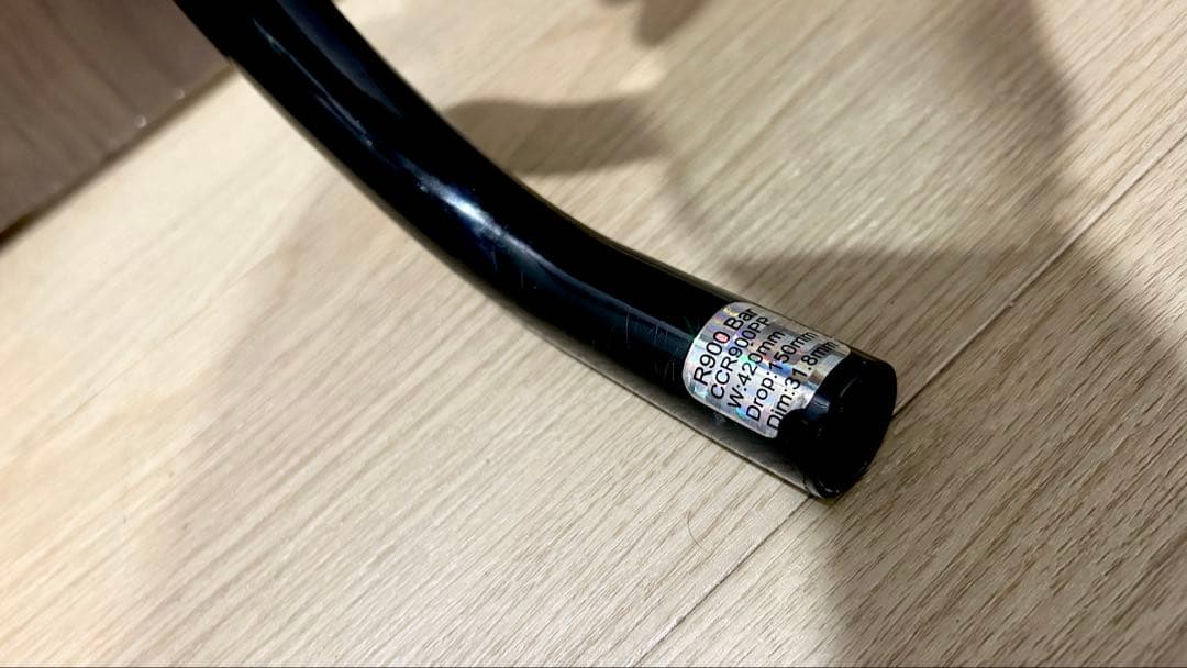 FUJI/OVAL純正【カーボンCarbonドロップハンドル】鬼軽な重量220g