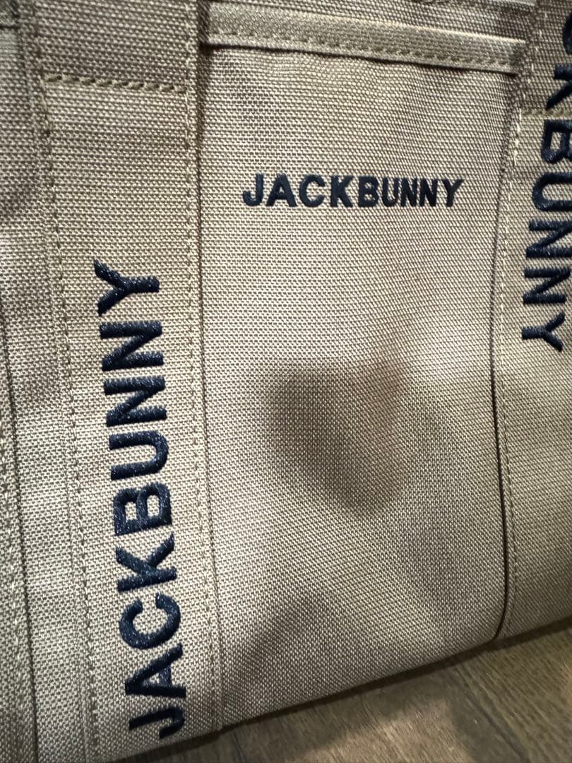 新品未使用！JACK BUNNY トートバッグ ベージュゴルフラウンドバック