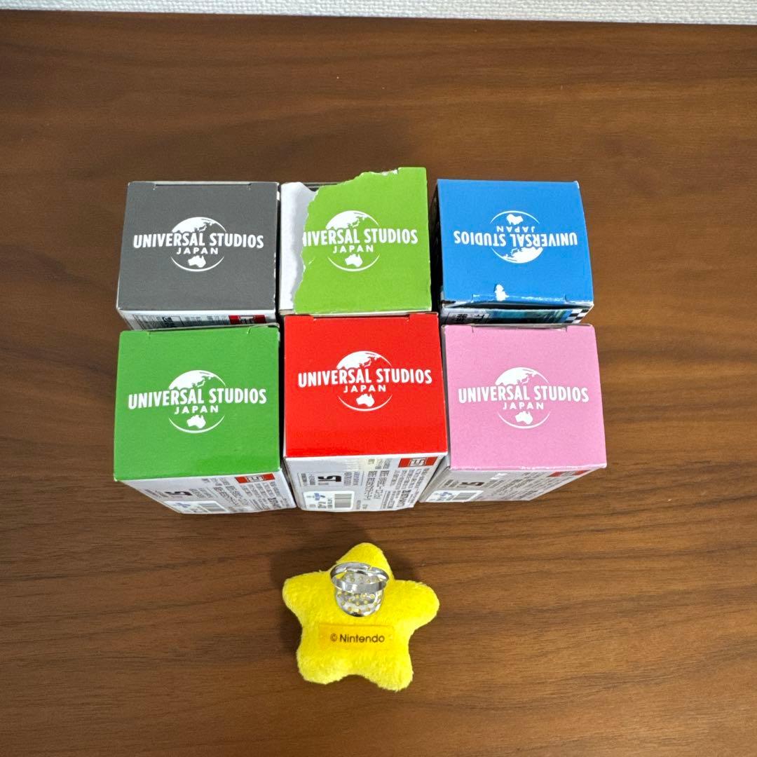 ユニバーサルスタジオジャパン★トミカ★マリオカート★ミニカー6個&リングセット