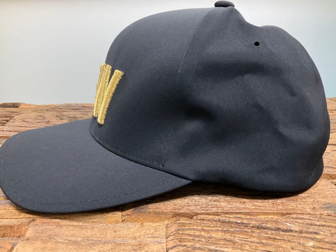 TFW49 ゴルフキャップBlack×gold