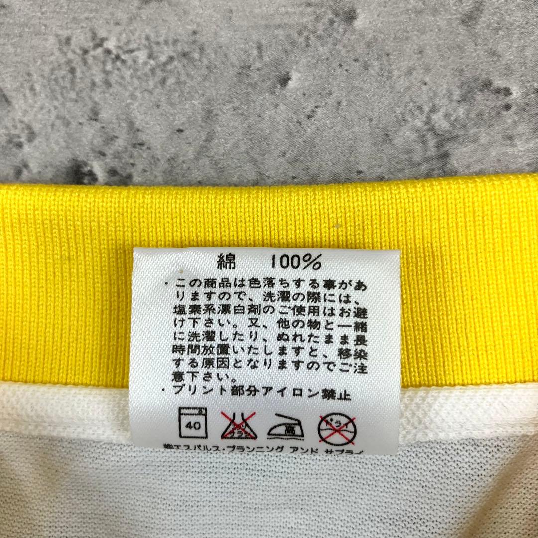90s 清水エスパルス S-PULSE ポロシャツ 古着 レトロ ホワイト M