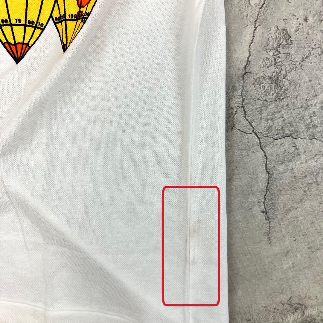 90s 清水エスパルス S-PULSE ポロシャツ 古着 レトロ ホワイト M