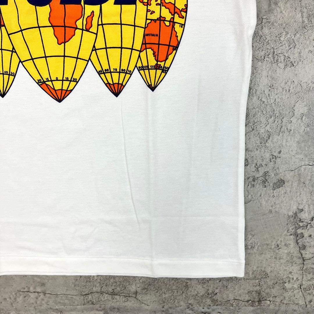 90s 清水エスパルス S-PULSE ポロシャツ 古着 レトロ ホワイト M
