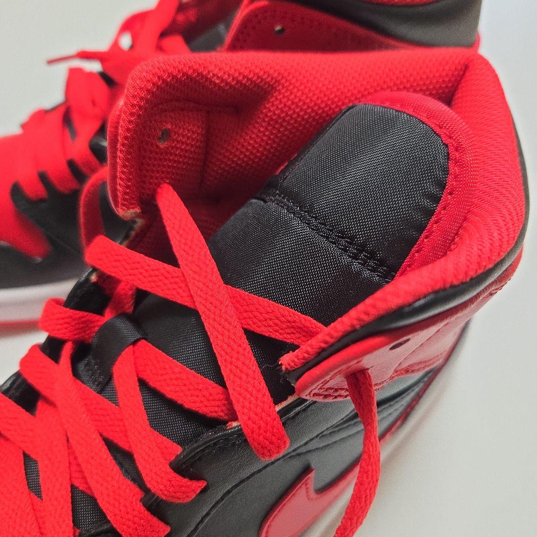 シューズ(男性用) Nike Air Jordan 1 Mid \"Bred Toe\" US10