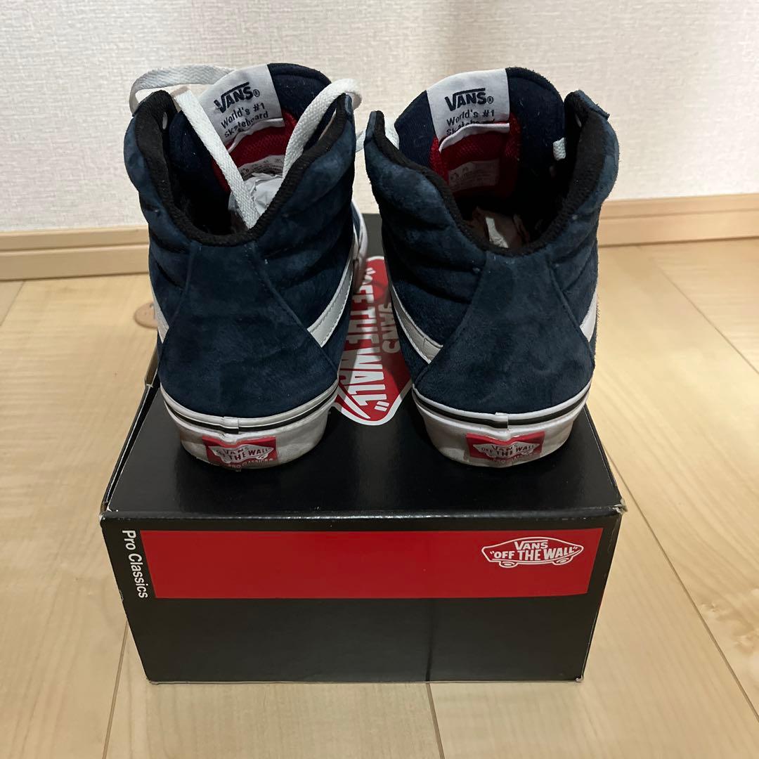 VANS SK8-HI PRO ネイビー 8.5ホソイ