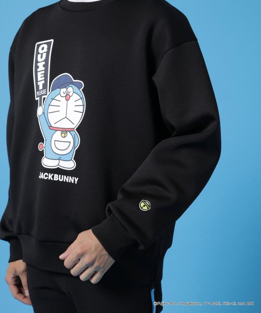 【超美品】Jack Bunny ジャックバニー×ドラえもん ゴルフウェア 黒 6