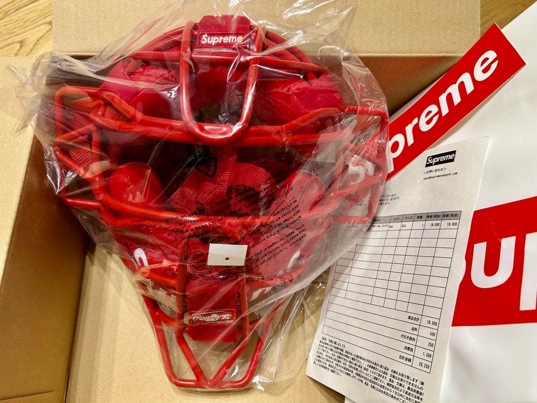 新品　Supreme Rawlings Catcher’s Mask