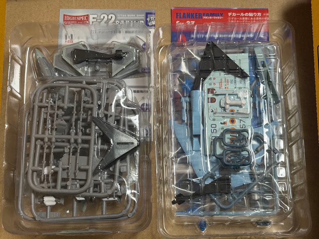 F-toys 1/144 F-22ラプター / Su-27