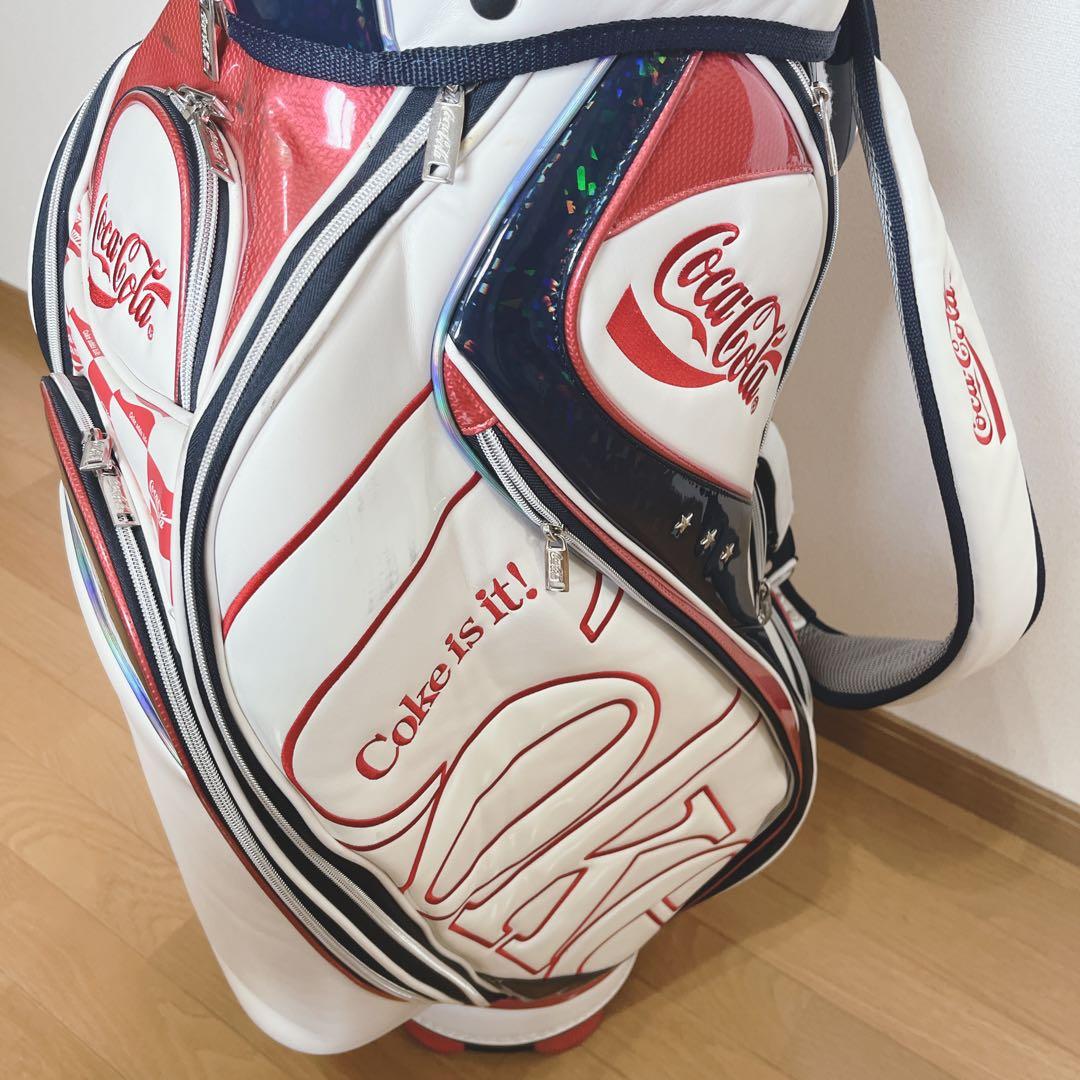 K167 コカコーラ Coca-Cola キャディバッグ 派手目