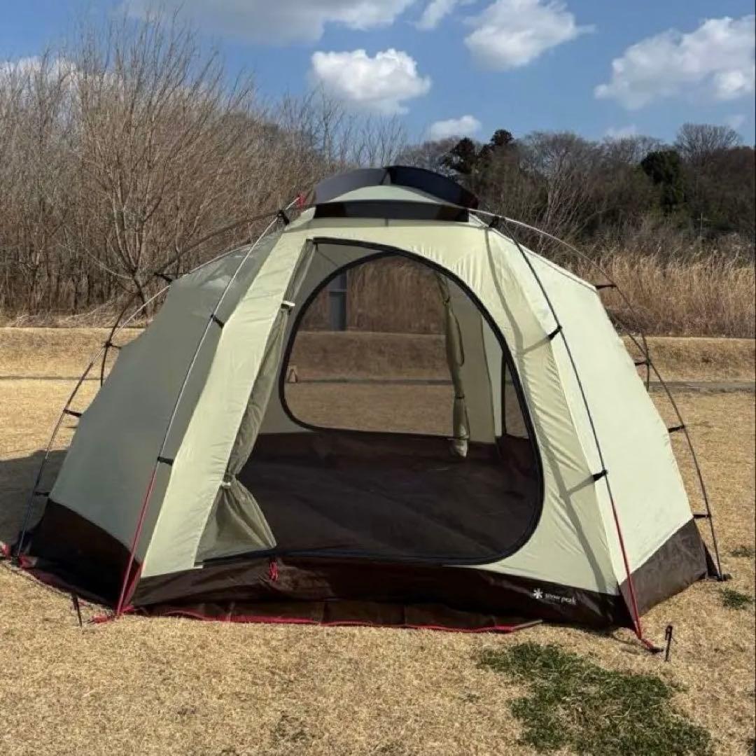  peak ランドブリーズ6 （ペグ未使用）& 専用グランドシート