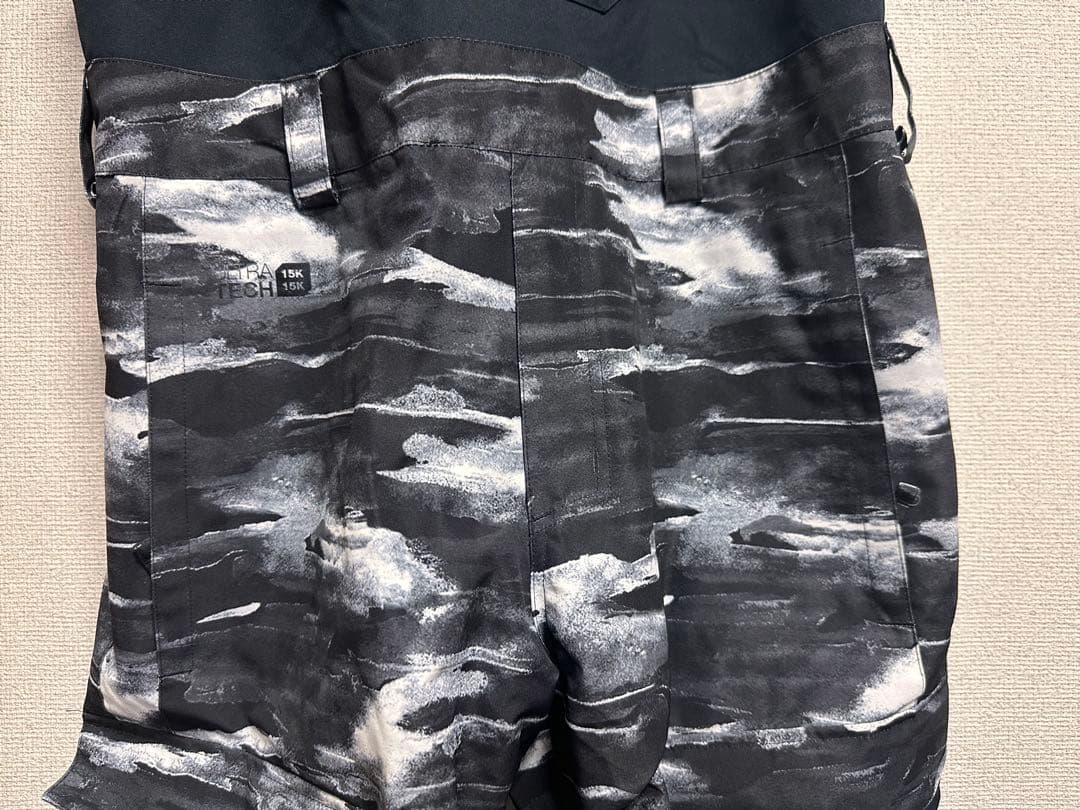 Horse Feathers 迷彩 スノーボード ビブパンツ L