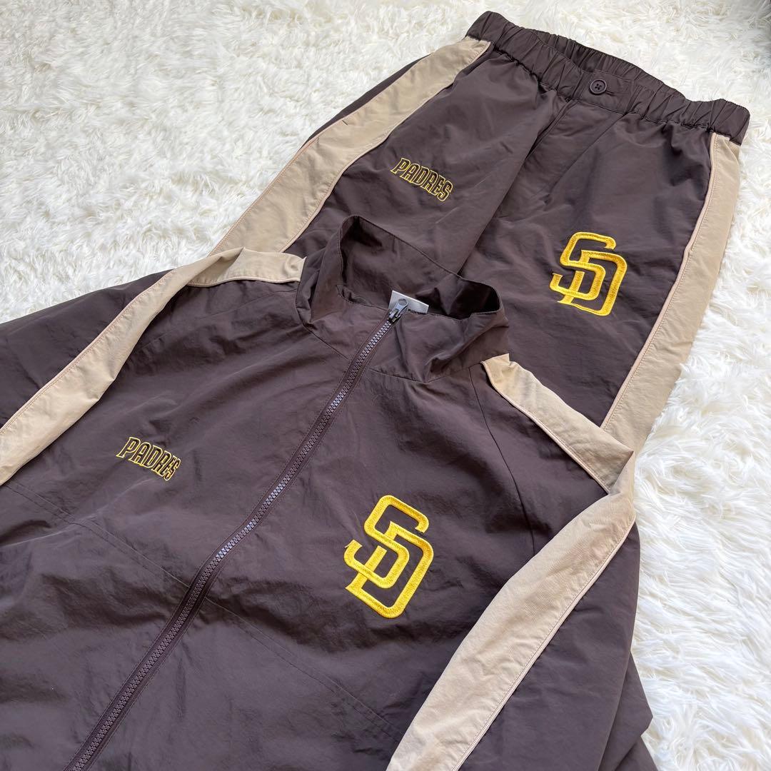 極美品　サンディエゴ・パドレス ジャケット　MLBセットアップ　上L 下M