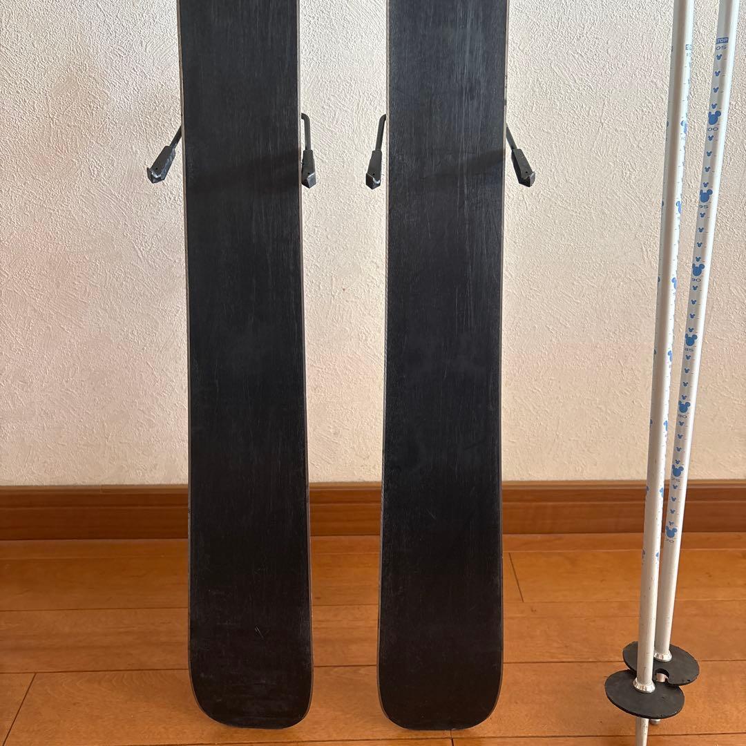 ダイナスタースキー板128 調整可能ストックセット　靴下グローブおまけ付き