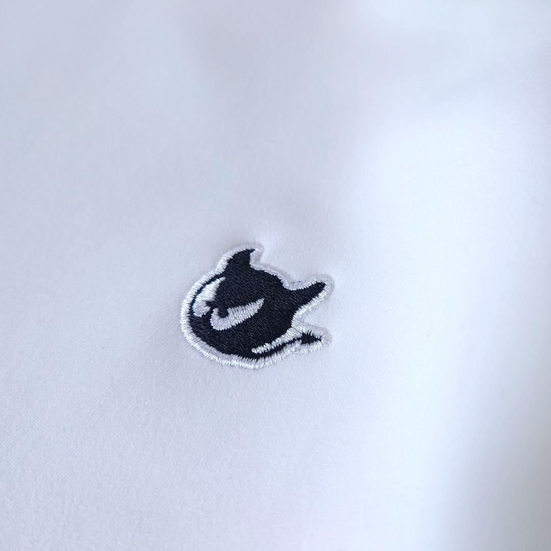 美品 WAAC GOLF モックシャツ ホワイト メンズ マルチカラー