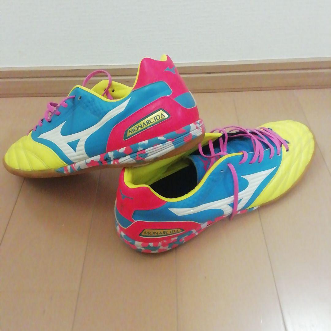 ★Mizunoミズノ モナルシーダ カラフルフットサル室内　27cm　元紐無し★