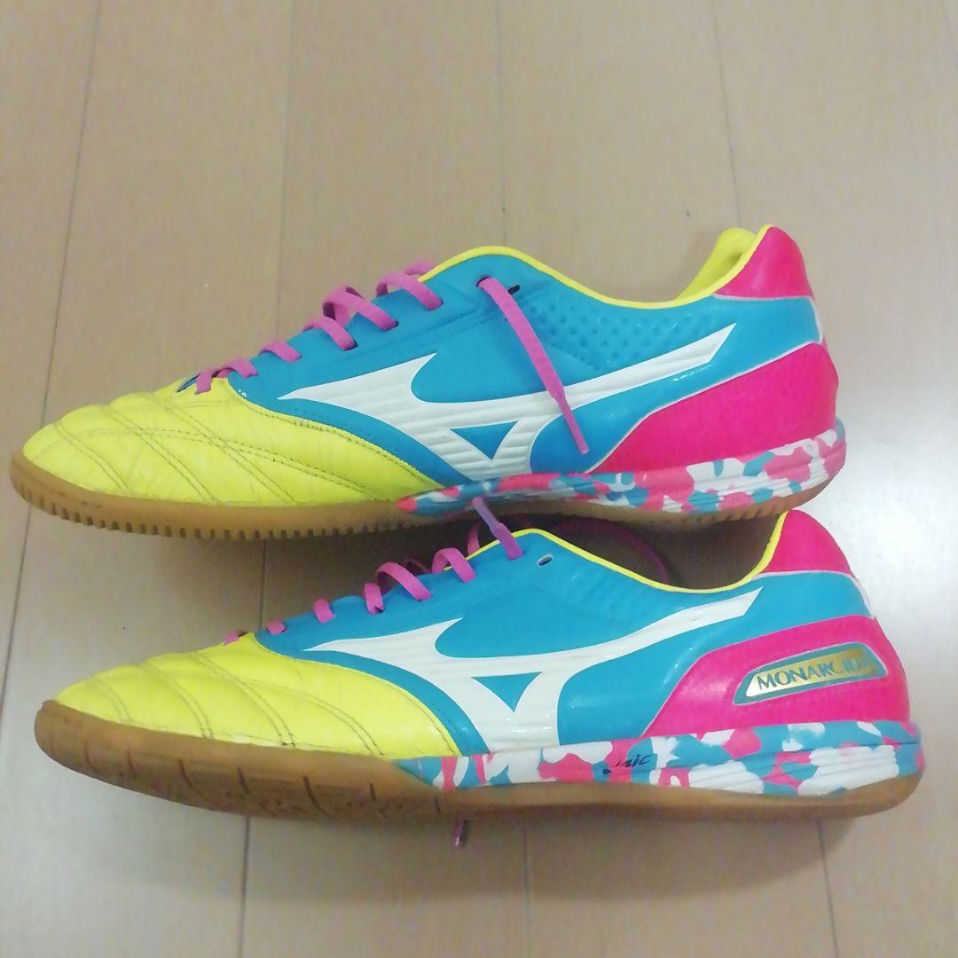 ★Mizunoミズノ モナルシーダ カラフルフットサル室内　27cm　元紐無し★