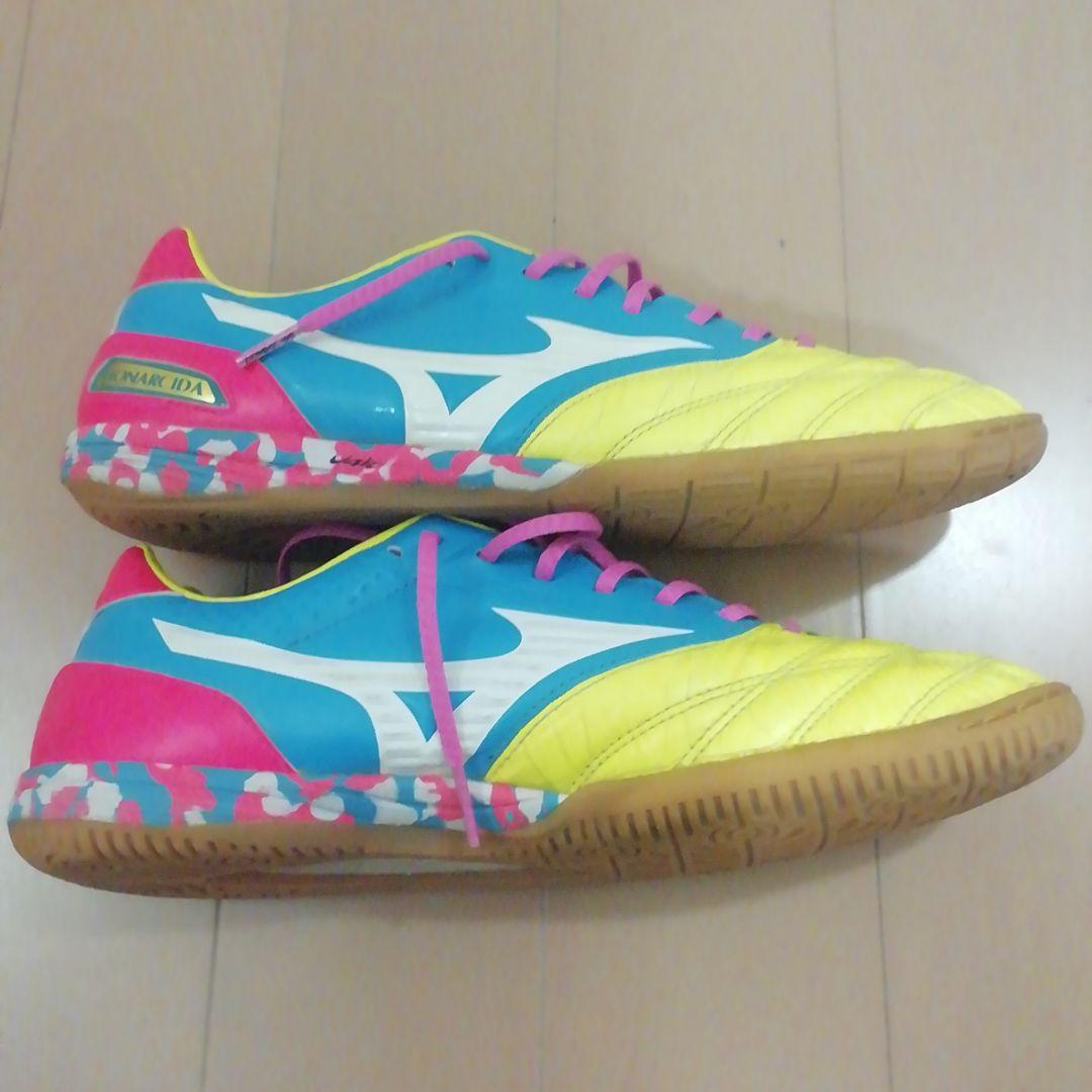 ★Mizunoミズノ モナルシーダ カラフルフットサル室内　27cm　元紐無し★