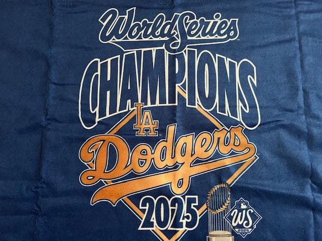 大谷翔平ドジャースWS優勝限定ロッカールーム用両面タオルUS限定販売