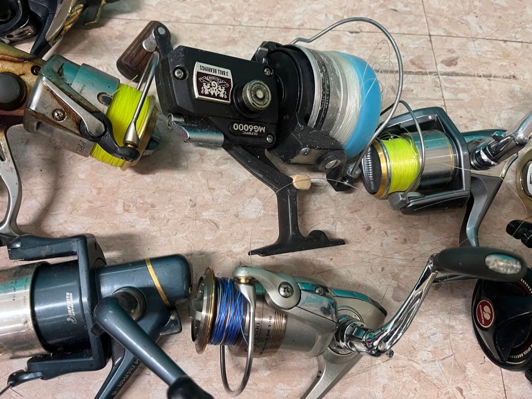 33個ジャンクリール　SHIMANO DAIWA などまとめ売り