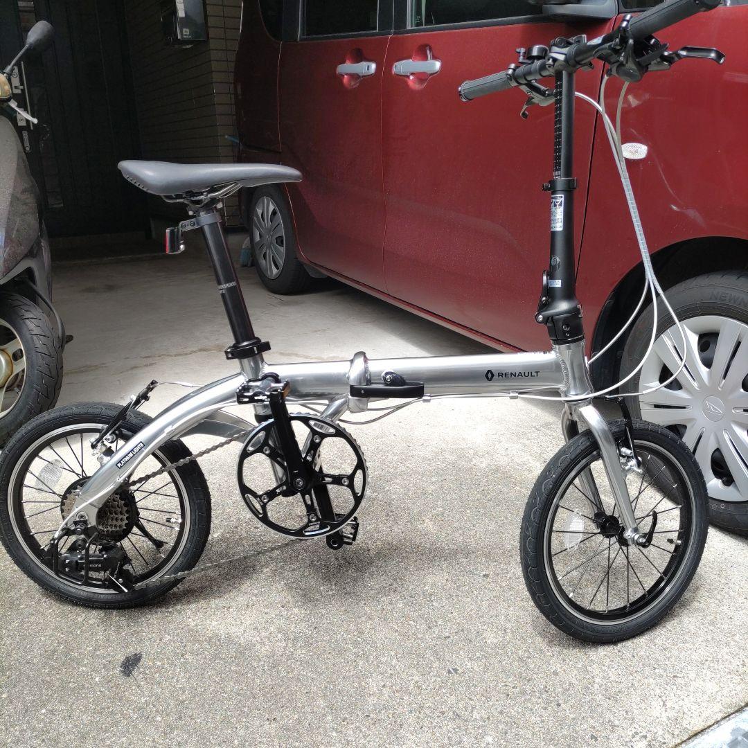 RENAULT 折りたたみ自転車 シルバー