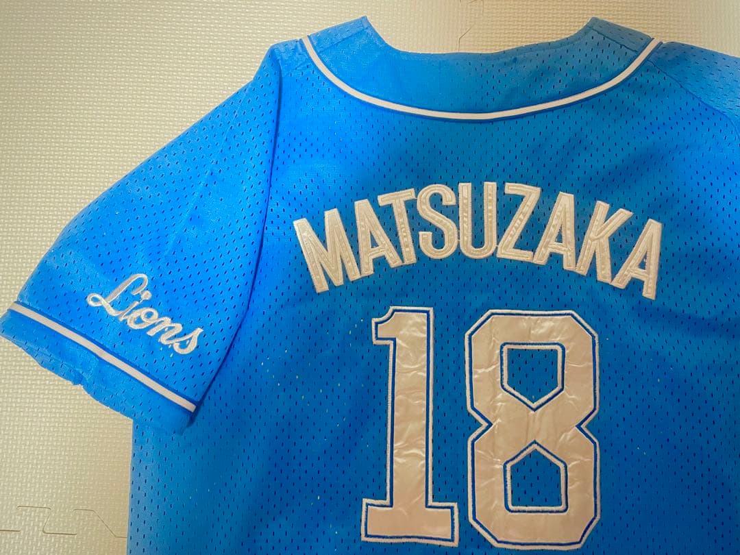 西武 ライオンズ 松坂 大輔 18 Fサイズ ビジター 当時物 ユニフォーム