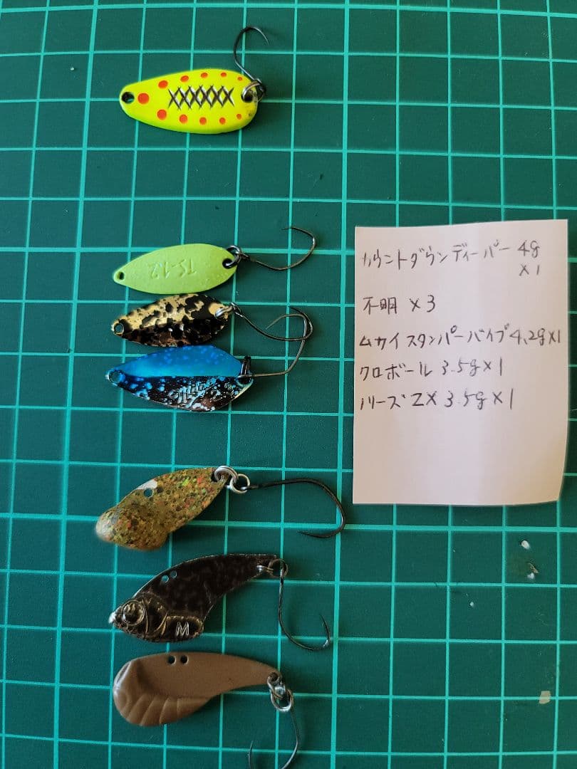ハイドラム錦鯉＋エリアトラウトルアー31個とフックのセット
