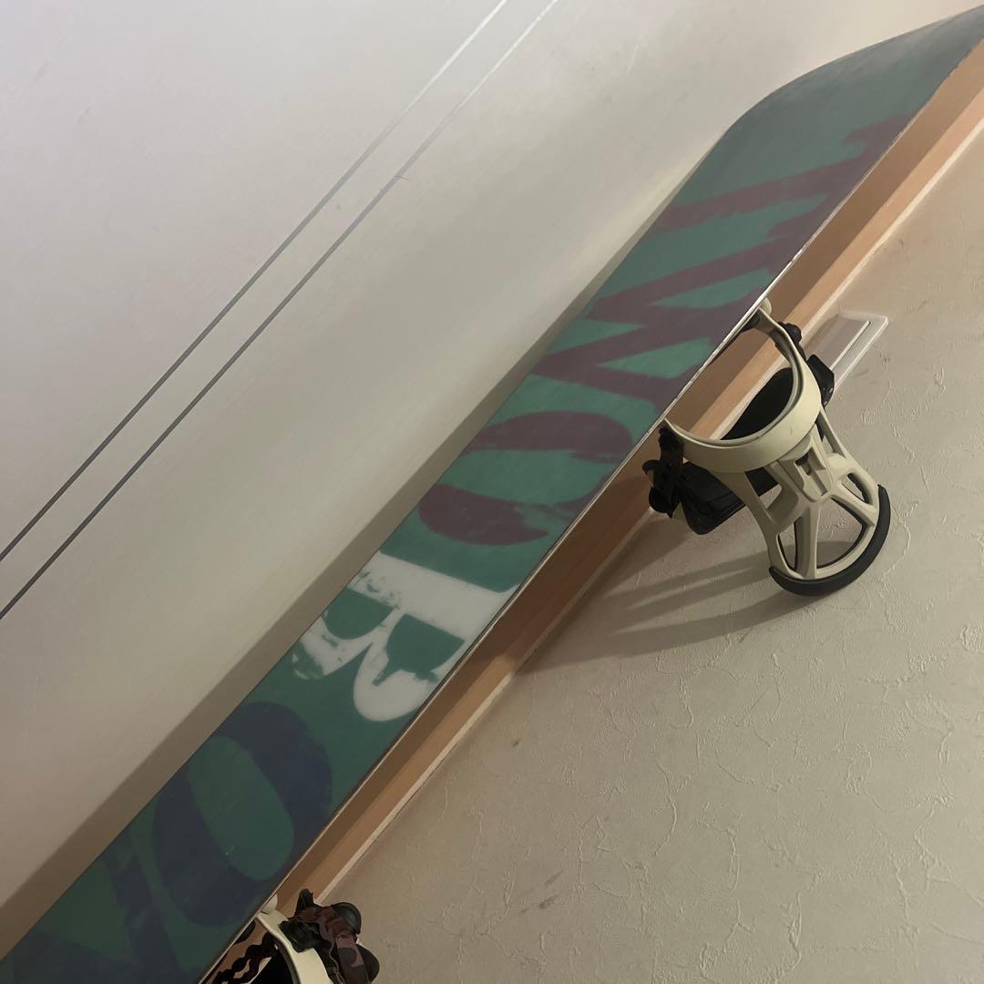 美品！BURTONステッカー！2b1 BREAKER 154cm バインセット