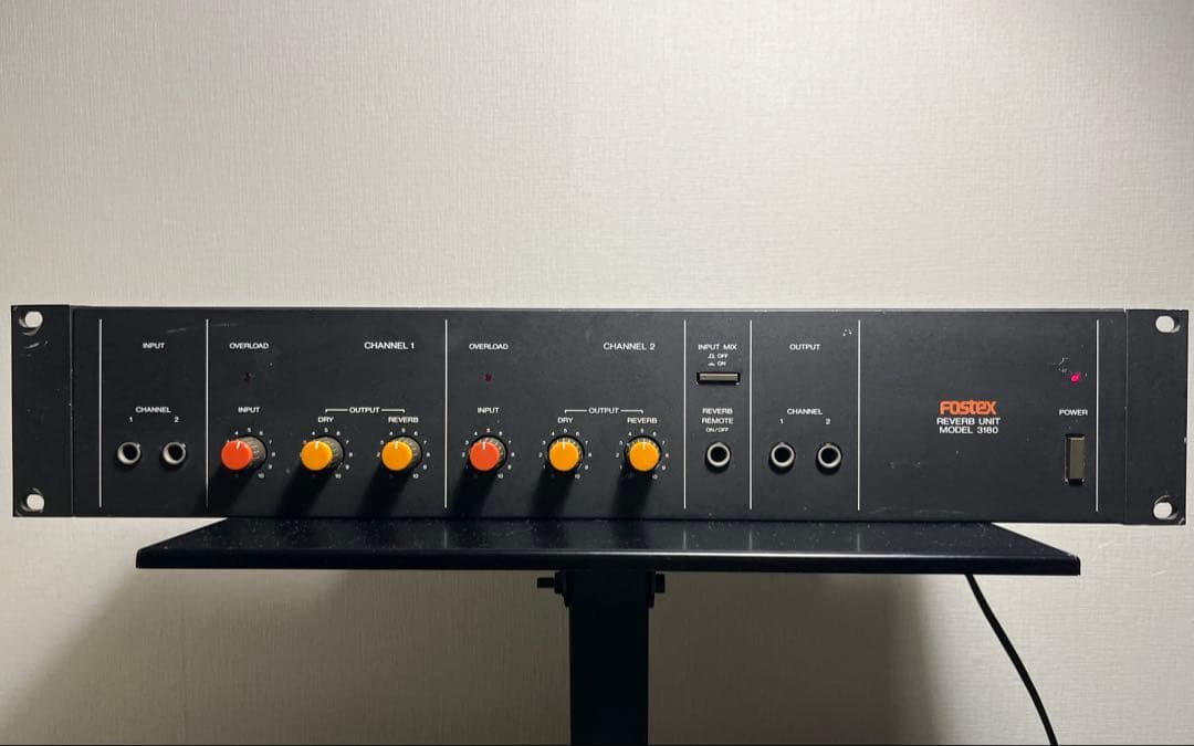 【ヴィンテージ】FOSTEX REVERB UNIT3180 スプリングリバーブ