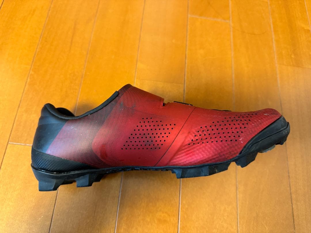 シマノ SH-XC702 SPDシューズ 26.5cm ワイド 赤 BOA 美品