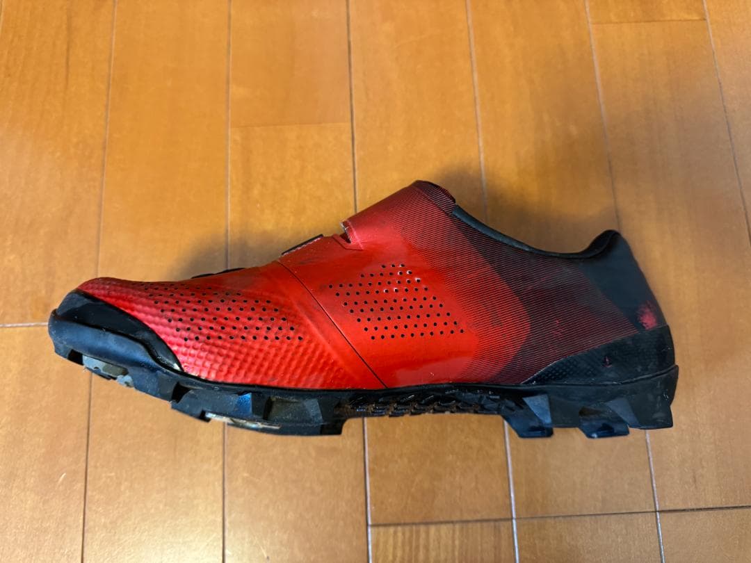 シマノ SH-XC702 SPDシューズ 26.5cm ワイド 赤 BOA 美品