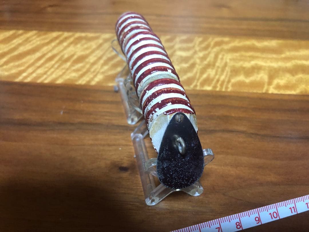 トップウォーター ハードルアー 赤白ストライプ 32g 12cm ヘドン等