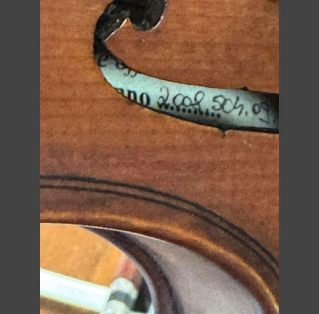 1/8 サイズ　GLIGA Fecit Anno 2008年製　バイオリン弓付き