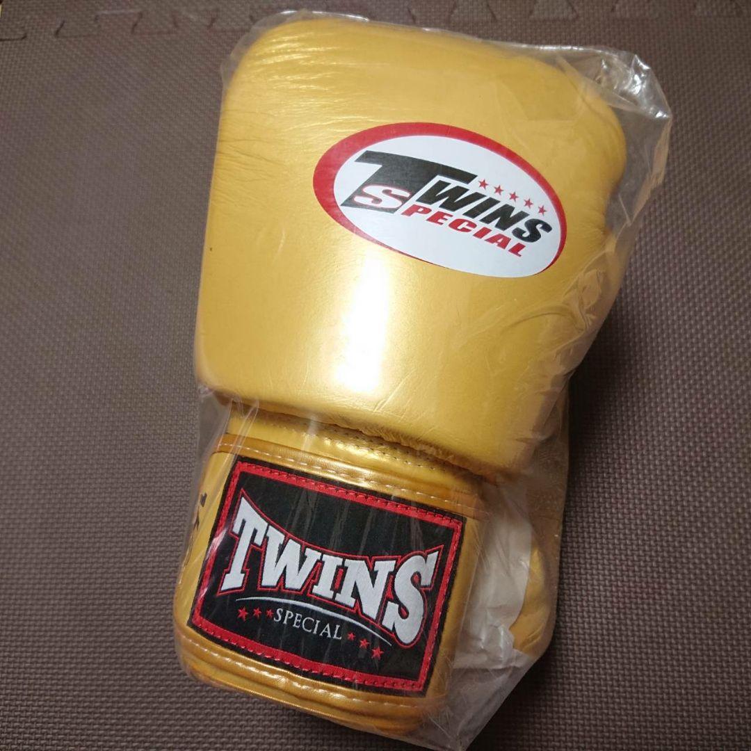 正規品 TWINS ツインズ ボクシンググローブ 16oz ゴールド