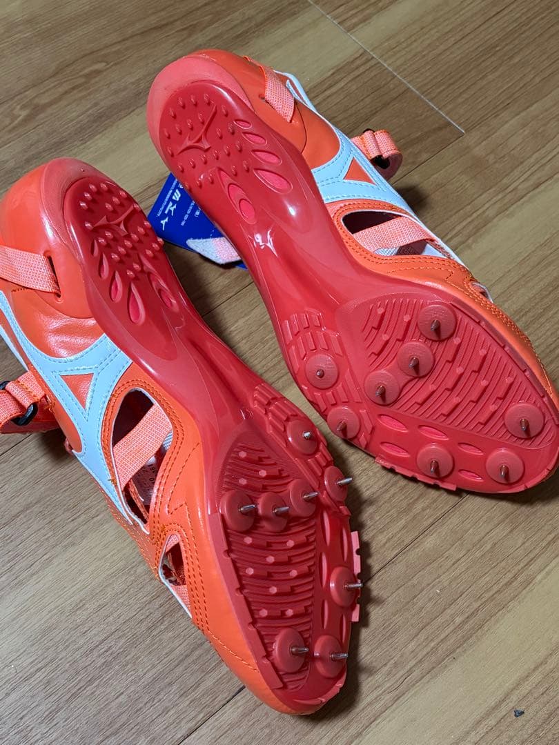 ミズノ クロノインクス9スパイクシューズ オレンジ 26.5cm